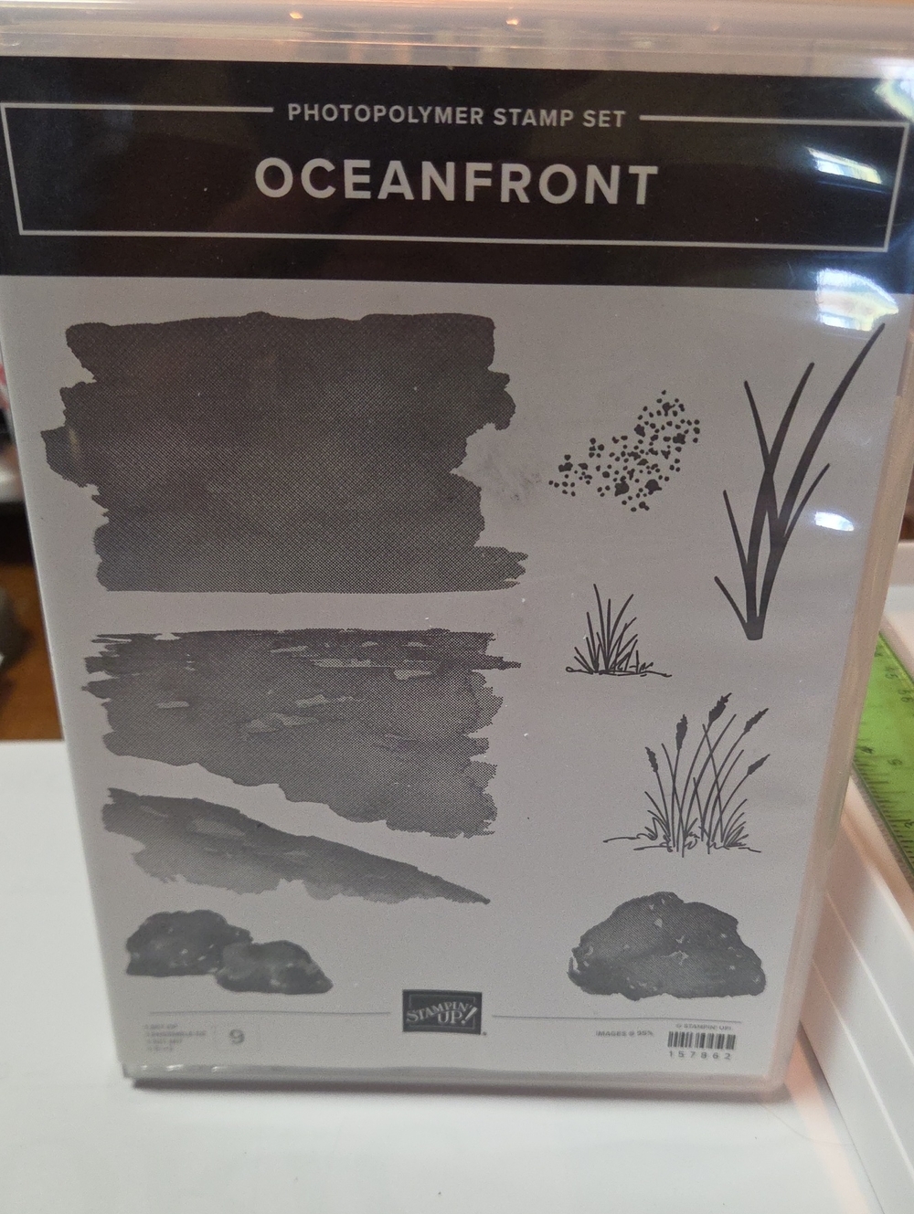 Stampin' Up! Oceanfront Photopolymer Stamp Set - Black